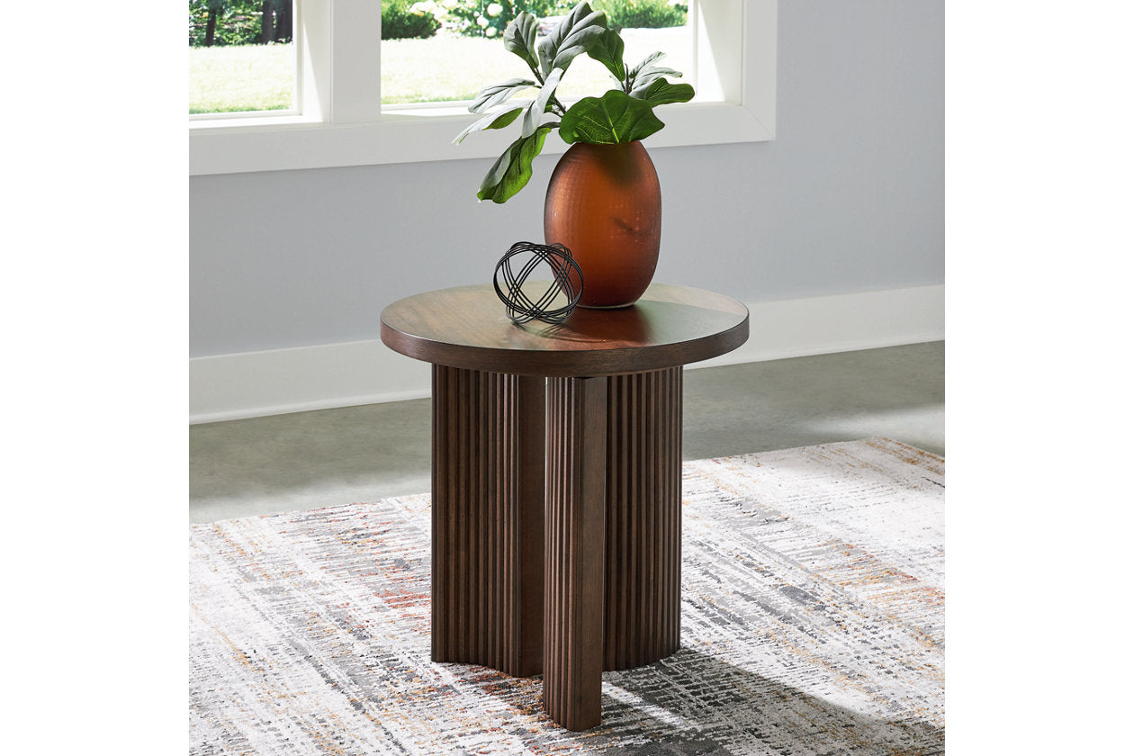 Korestone Coffee Table and 2 End Tables - Ashley - Luna Furniture