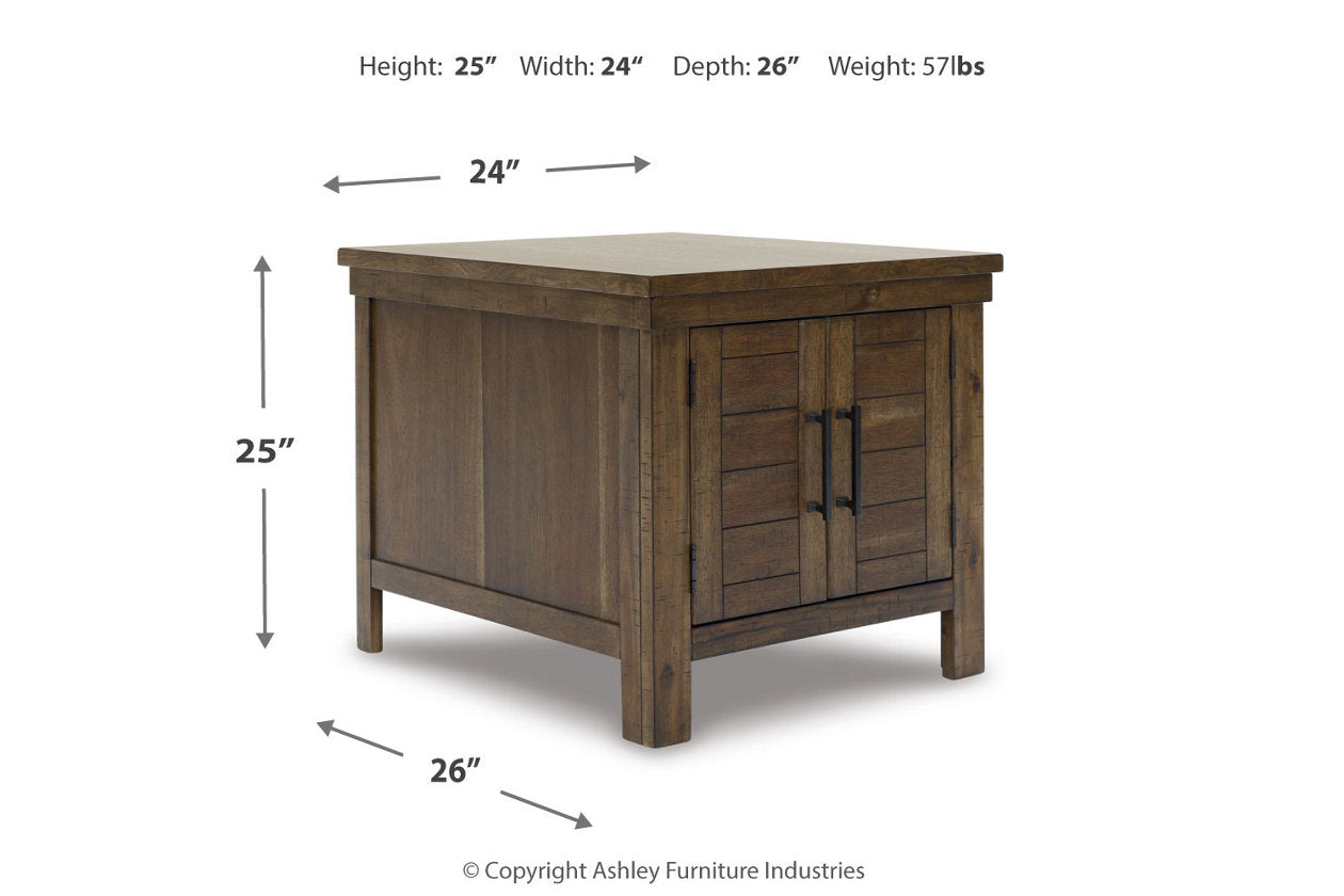 Moriville Grayish Brown Lift-top Coffee Table and 2 End Tables - Ashley - Luna Furniture