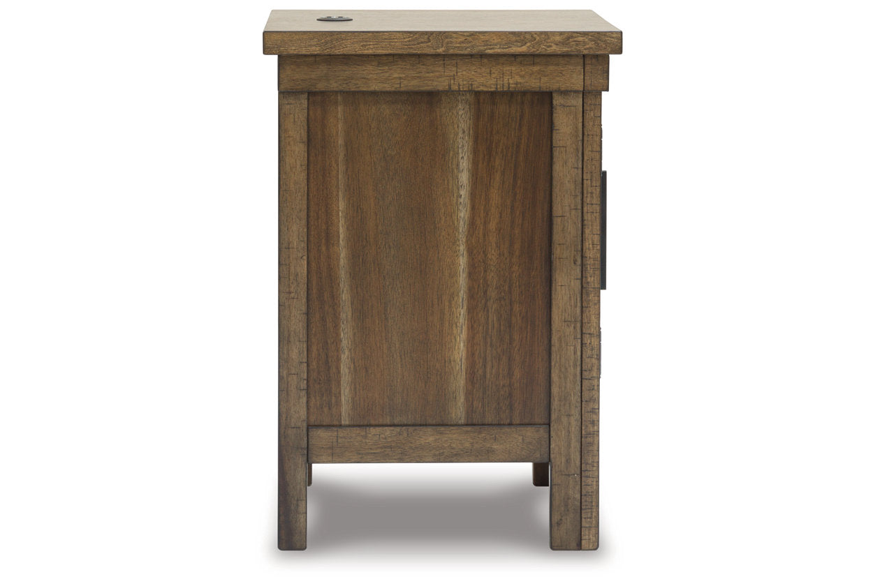 Moriville Grayish Brown Lift-top Coffee Table and 2 Chairside End Tables - Ashley - Luna Furniture