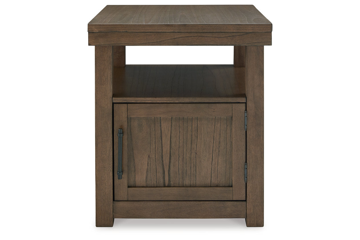 Boardernest Brown Coffee Table and 2 End Tables - Ashley - Luna Furniture