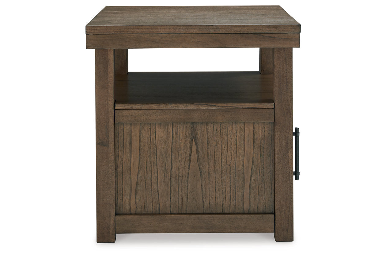 Boardernest Brown Coffee Table and 2 End Tables - Ashley - Luna Furniture