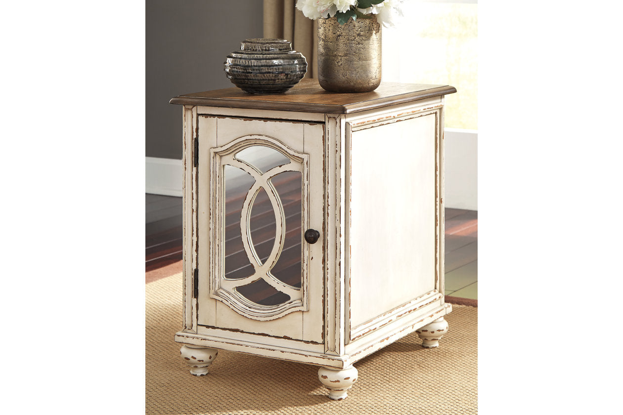 Realyn White/Brown Coffee Table and 2 End Tables - Ashley - Luna Furniture