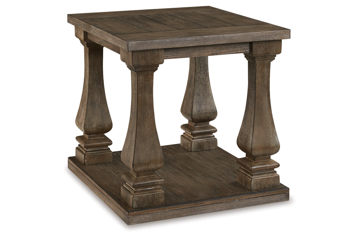 Johnelle Gray Coffee Table and 2 End Tables - Ashley - Luna Furniture