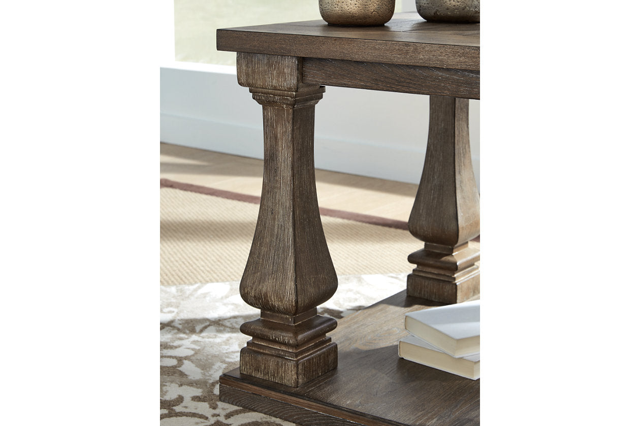Johnelle Gray Coffee Table and 2 End Tables - Ashley - Luna Furniture