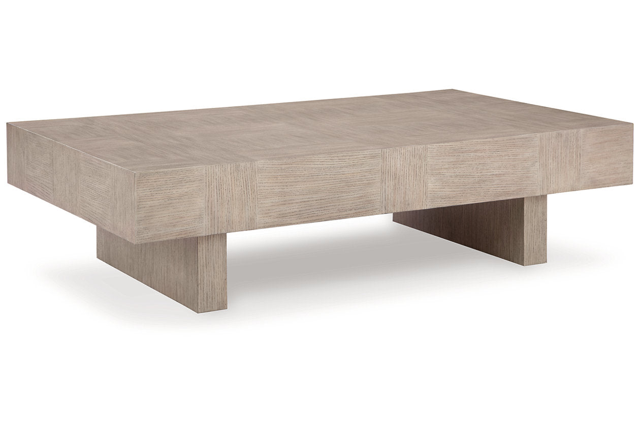 Jorlaina Light Grayish Brown Coffee Table and 2 End Tables - Ashley - Luna Furniture