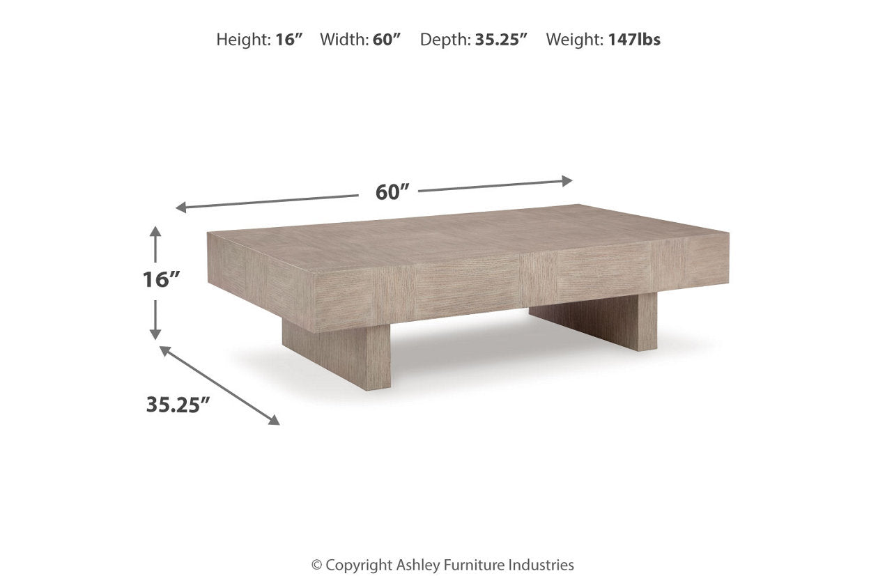 Jorlaina Light Grayish Brown Coffee Table and 2 End Tables - Ashley - Luna Furniture