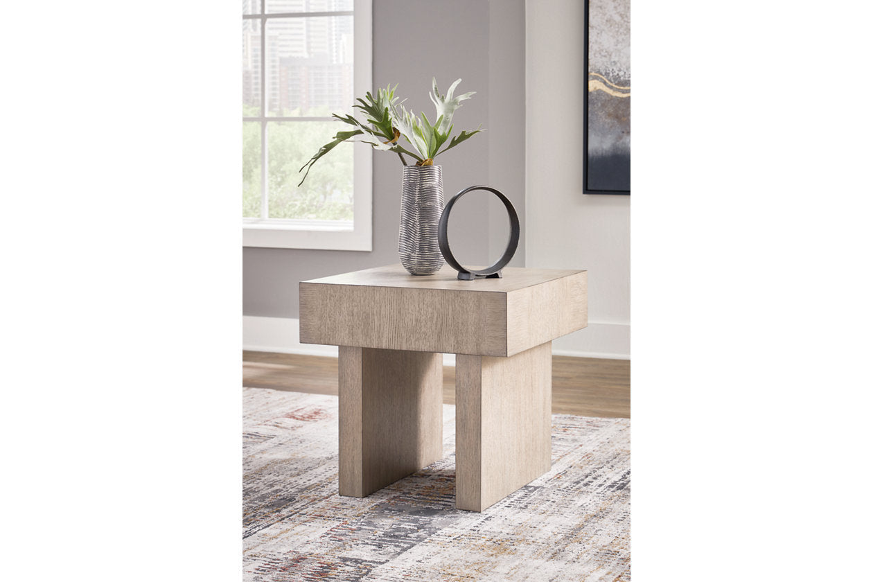 Jorlaina Light Grayish Brown Coffee Table and 2 End Tables - Ashley - Luna Furniture