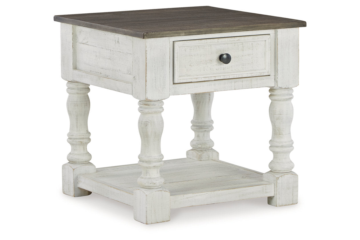 Havalance White/Gray Lift Top Coffee Table and 2 End Tables - Ashley - Luna Furniture