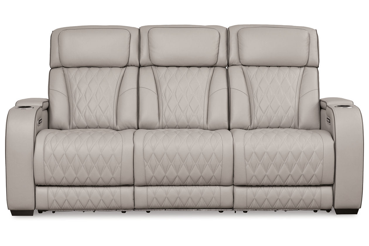Boyington Power Reclining Sofa, Loveseat and Recliner - Ashley - Luna Furniture