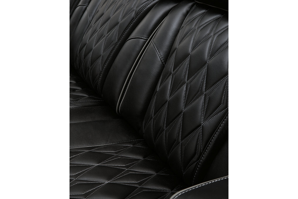 Boyington Black Power Reclining Living Room Set - Ashley - Luna Furniture