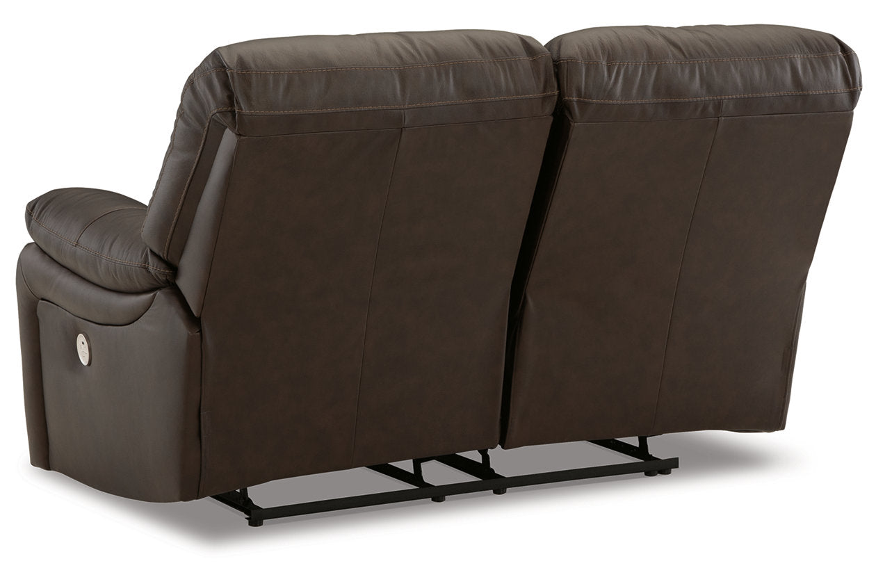 Leesworth Power Reclining Sofa, Loveseat and Recliner - Ashley - Luna Furniture