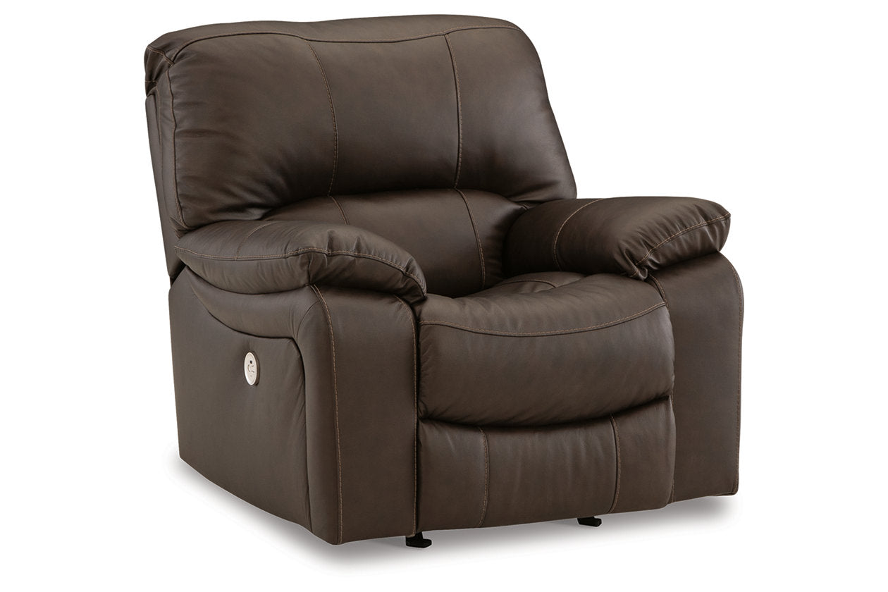 Leesworth Power Reclining Sofa, Loveseat and Recliner - Ashley - Luna Furniture