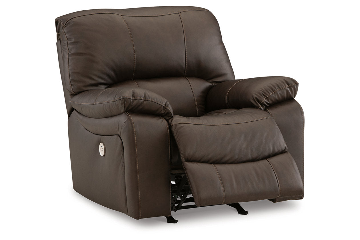 Leesworth Power Reclining Sofa, Loveseat and Recliner - Ashley - Luna Furniture