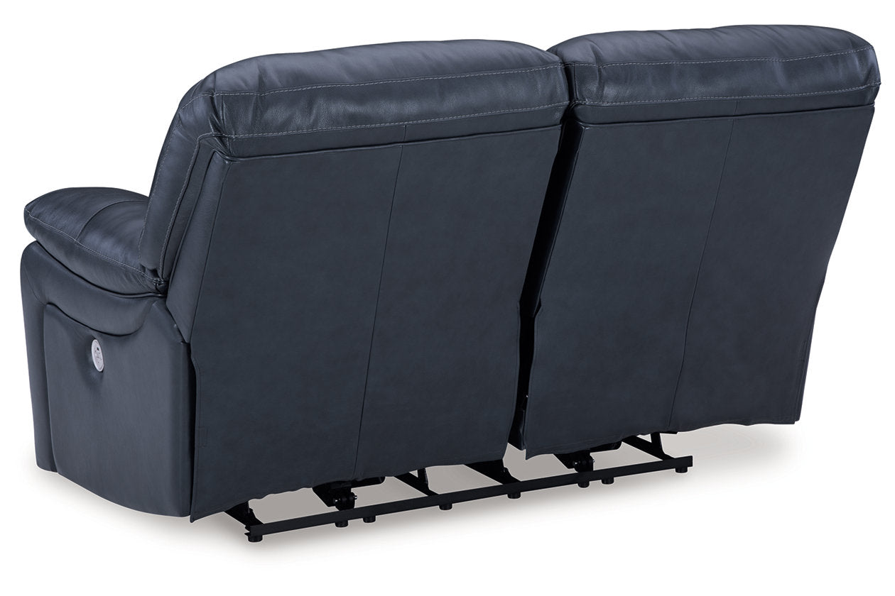 Leesworth Power Reclining Sofa, Loveseat and Recliner - Ashley - Luna Furniture