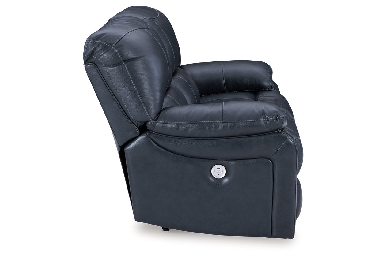 Leesworth Power Reclining Sofa, Loveseat and Recliner - Ashley - Luna Furniture