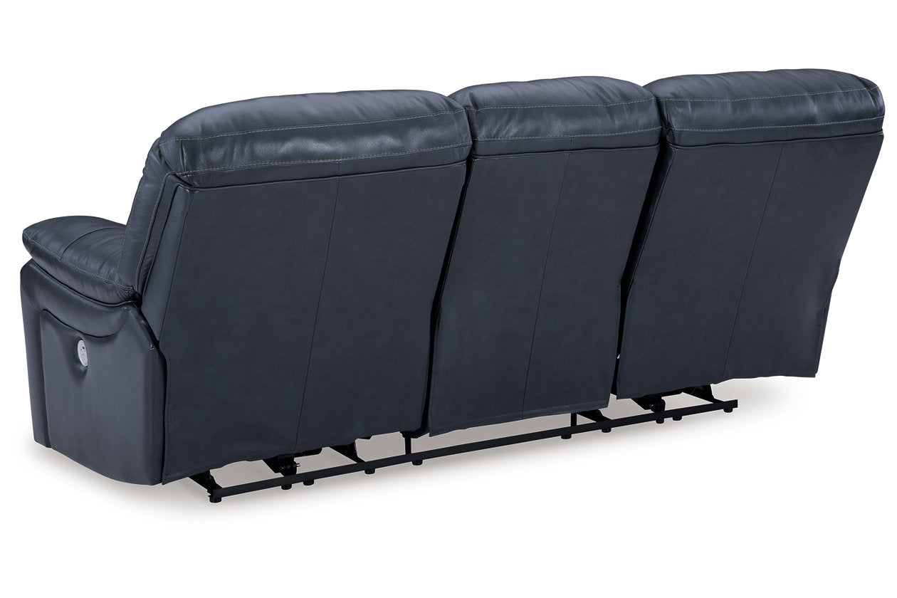 Leesworth Power Reclining Sofa, Loveseat and Recliner - Ashley - Luna Furniture