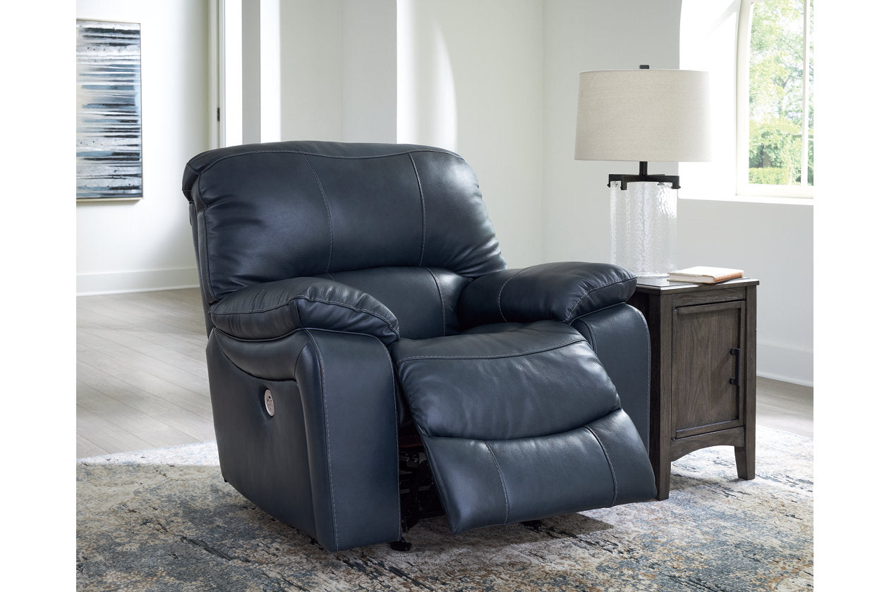 Leesworth Power Reclining Sofa, Loveseat and Recliner - Ashley - Luna Furniture