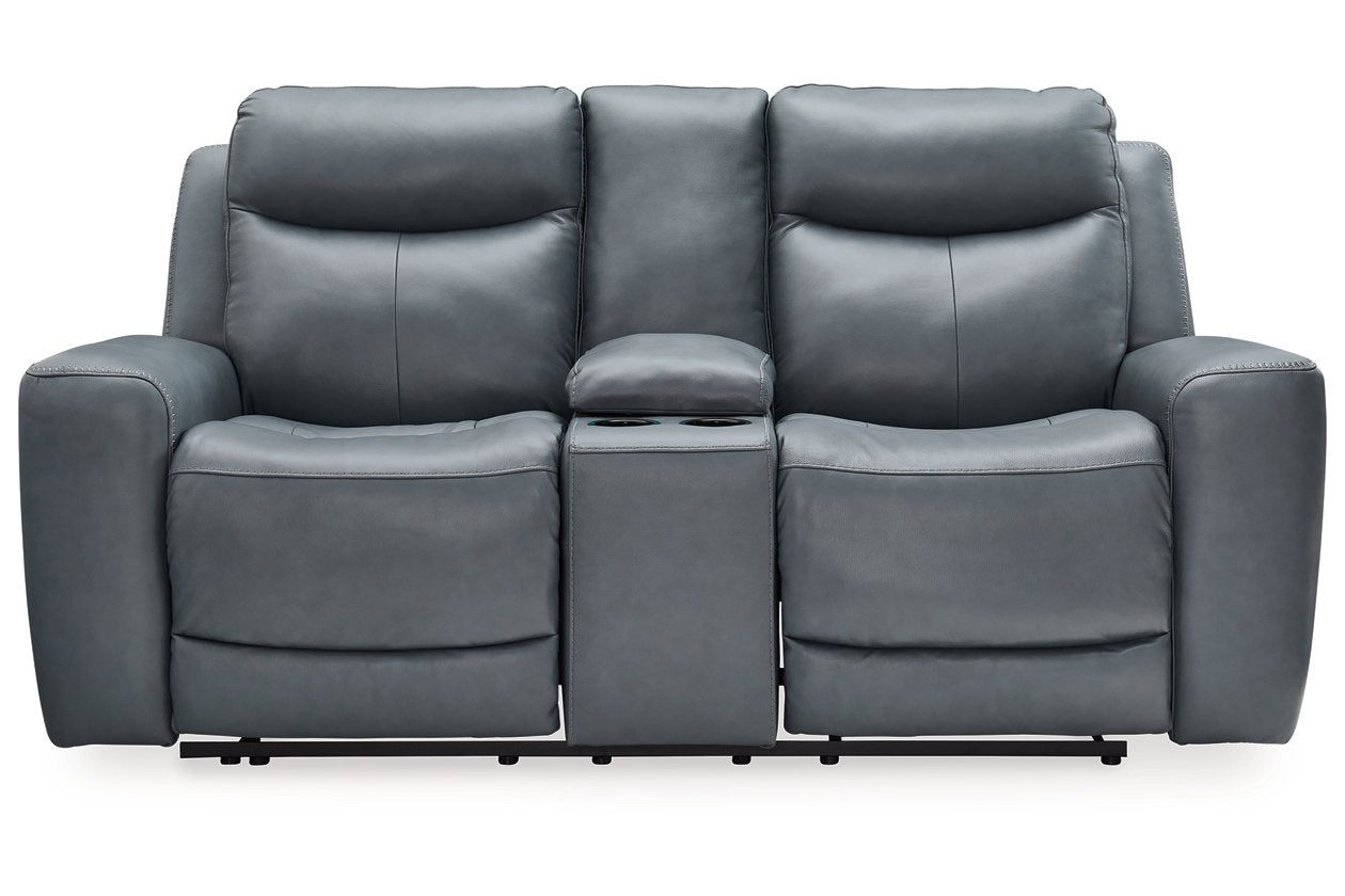 Mindanao Power Reclining Sofa, Loveseat and Recliner - Ashley - Luna Furniture