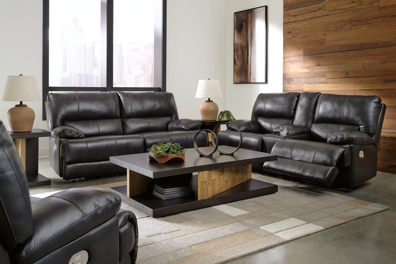 Mountainous Power Reclining Sofa, Loveseat and Recliner - Ashley - Luna Furniture