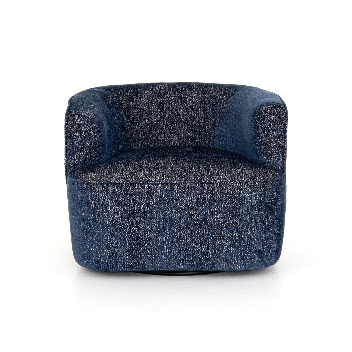 Mila Swivel Chair in Comal Azure