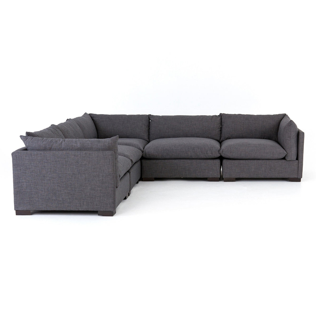 Westwood 5-Piece Sectional in Bennett Charcoal