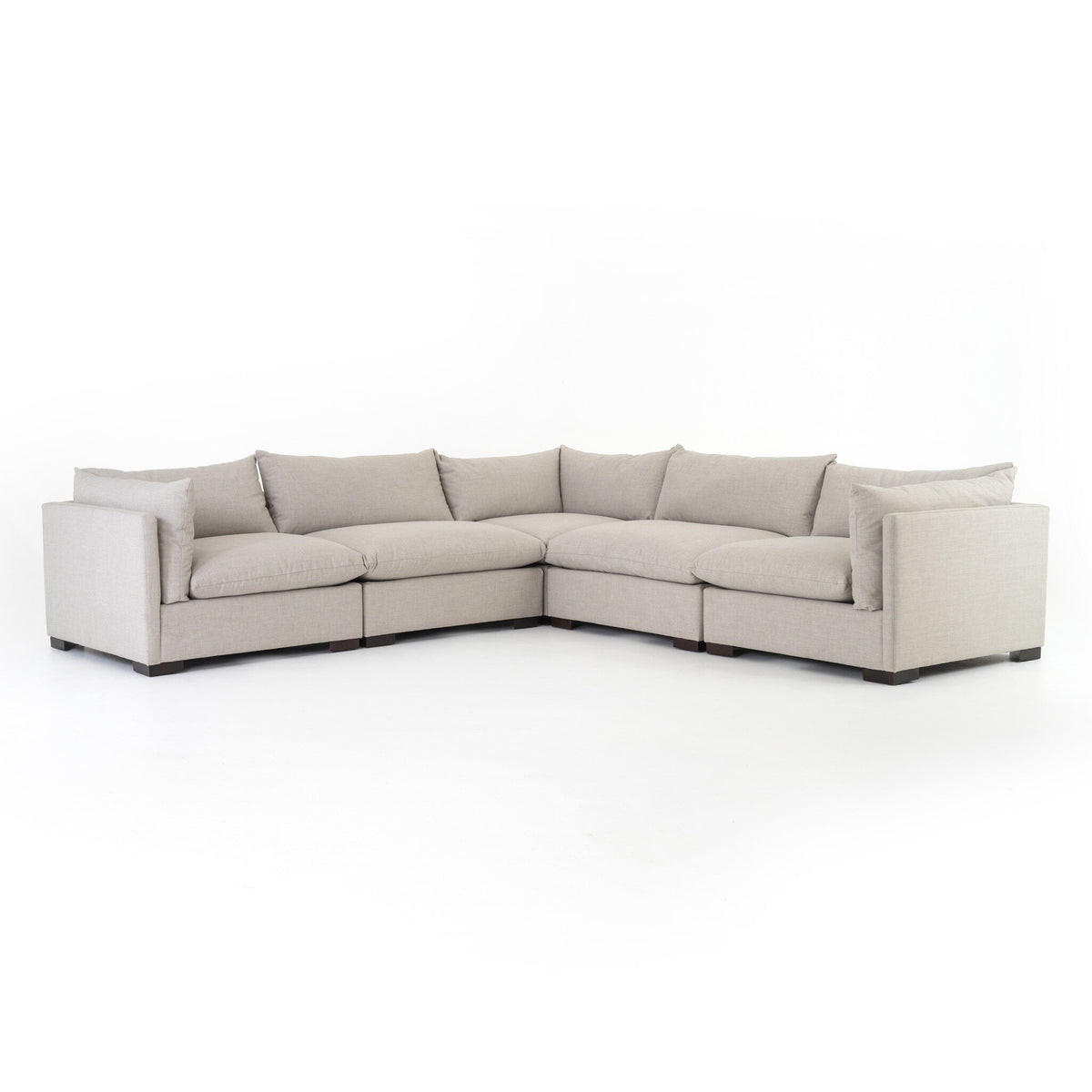 Westwood 5-Piece Sectional in Bennett Moon