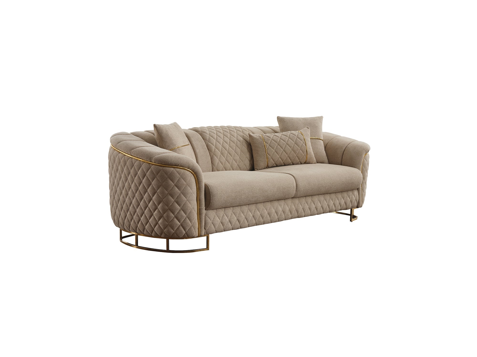Victoria Stationary Sofa in Cream