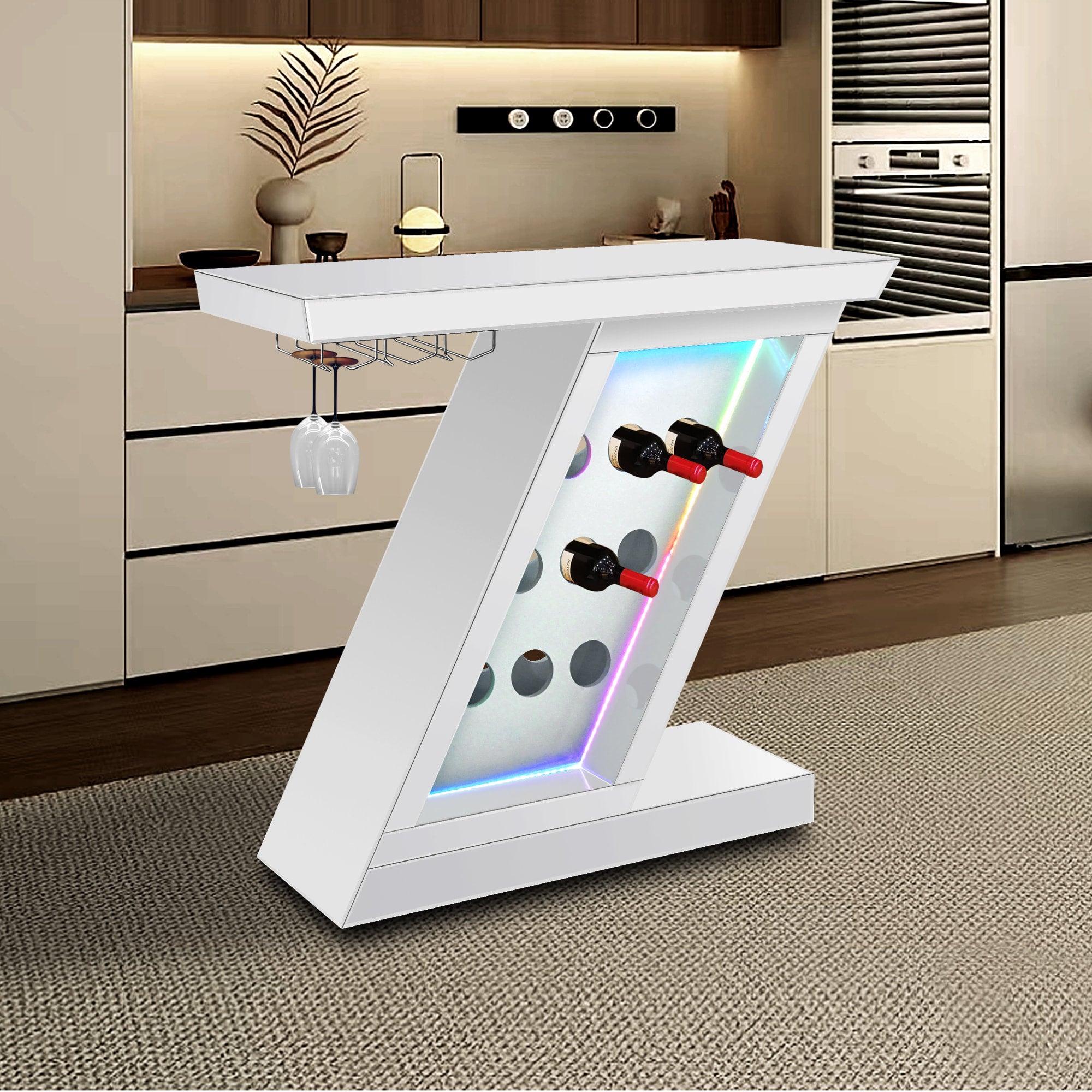 A40 Console Table w/ Wine Storage - A40