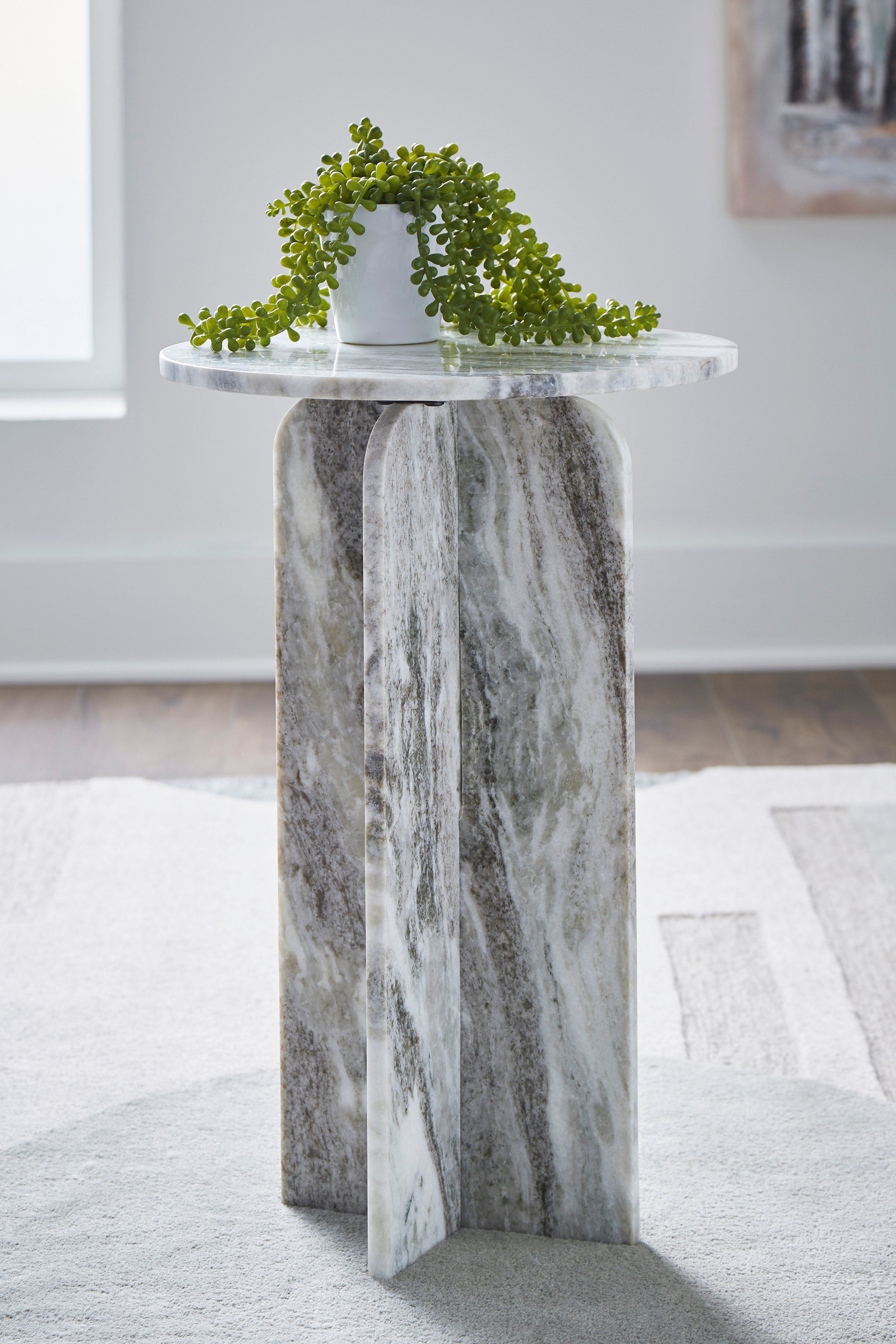 A4000610 Accent Table (Marble) - A4000610 Accent Table (Marble)