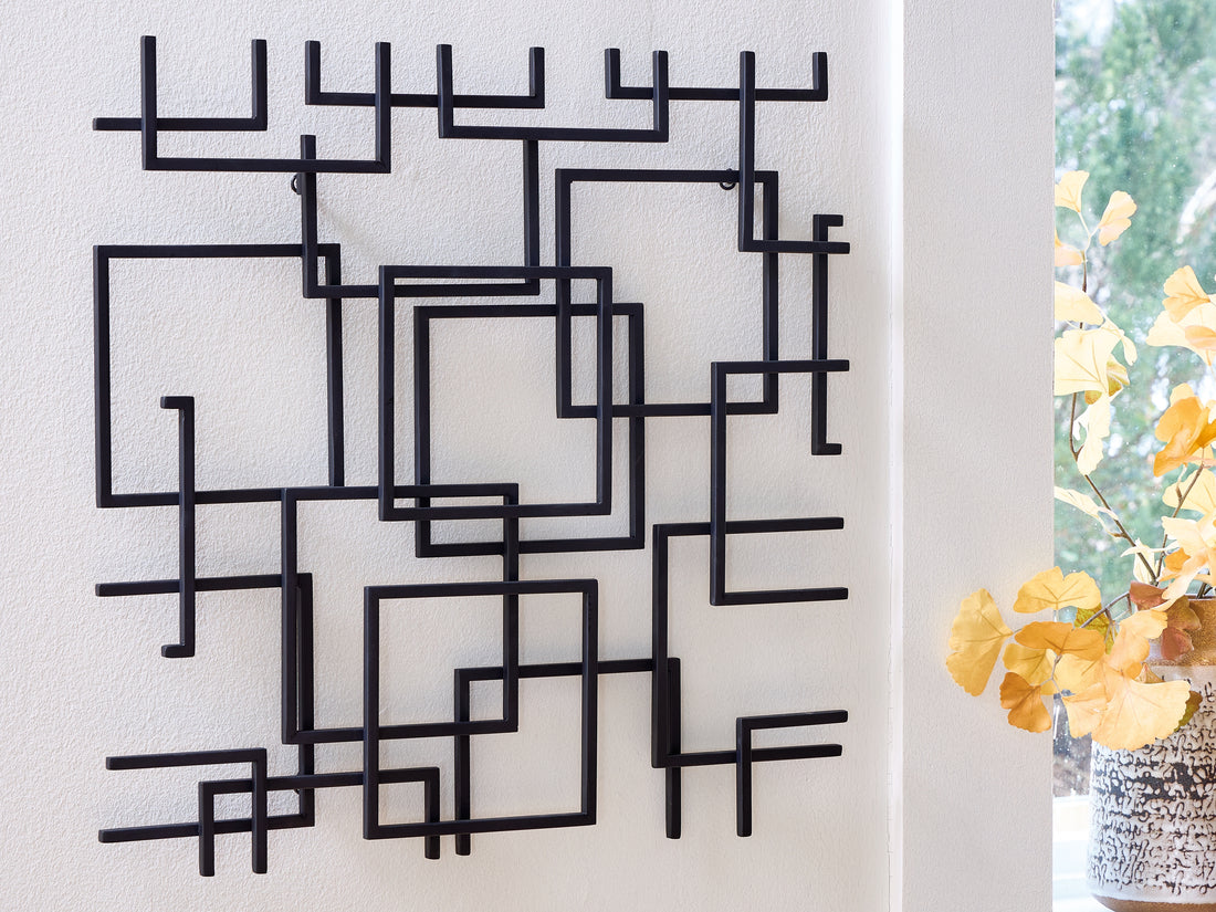 Aadanton Black Wall Decor - A8010400