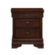Abbeville Cherry Nightstand, Hidden Drawer - 1856-4 - Bien Home Furniture & Electronics