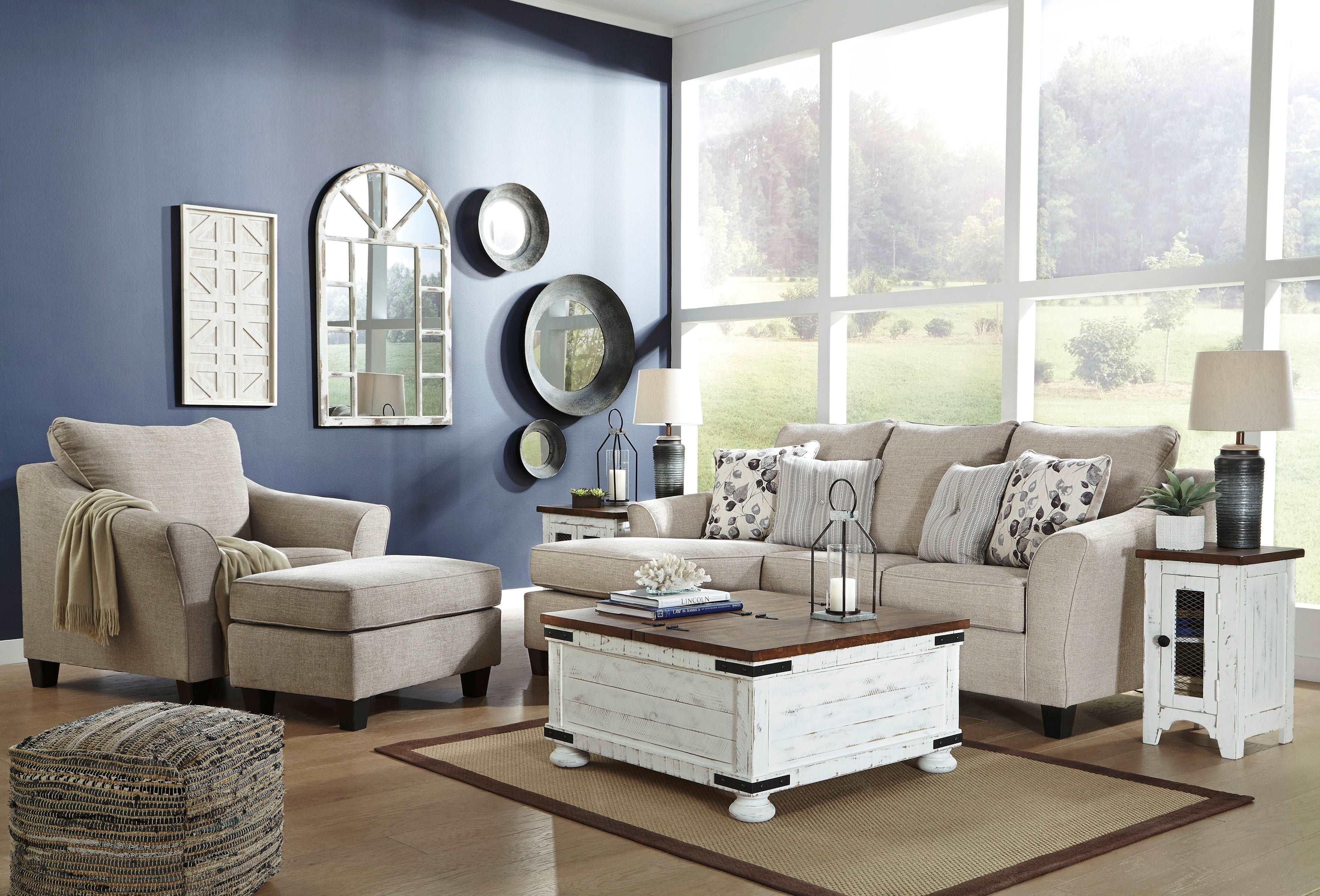 Abney Driftwood Living Room Set - SET | 4970118 | 4970120 | 4970142 | 4970114 - Bien Home Furniture & Electronics