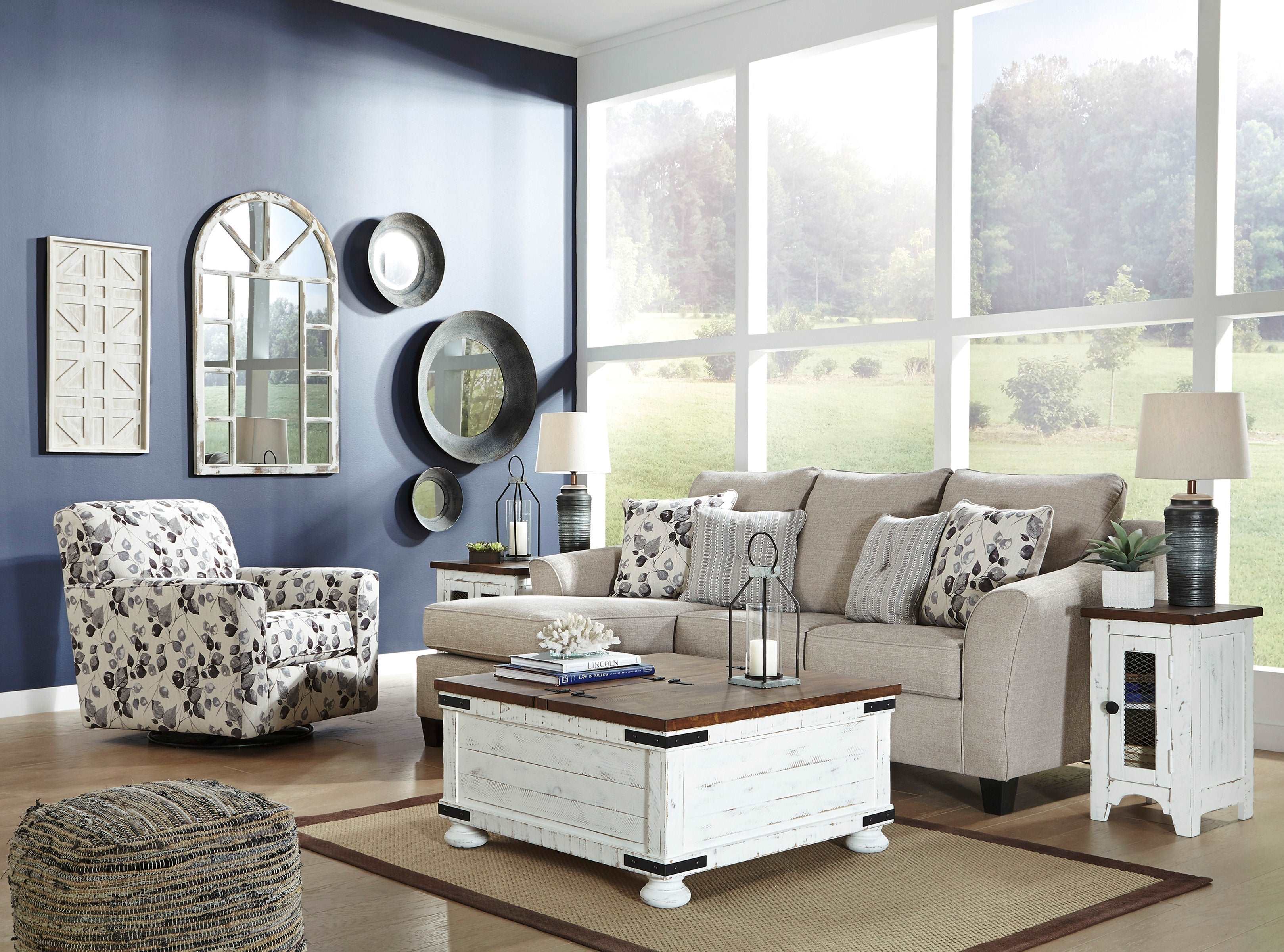 Abney Driftwood Living Room Set - SET | 4970118 | 4970120 | 4970142 | 4970114 - Bien Home Furniture & Electronics