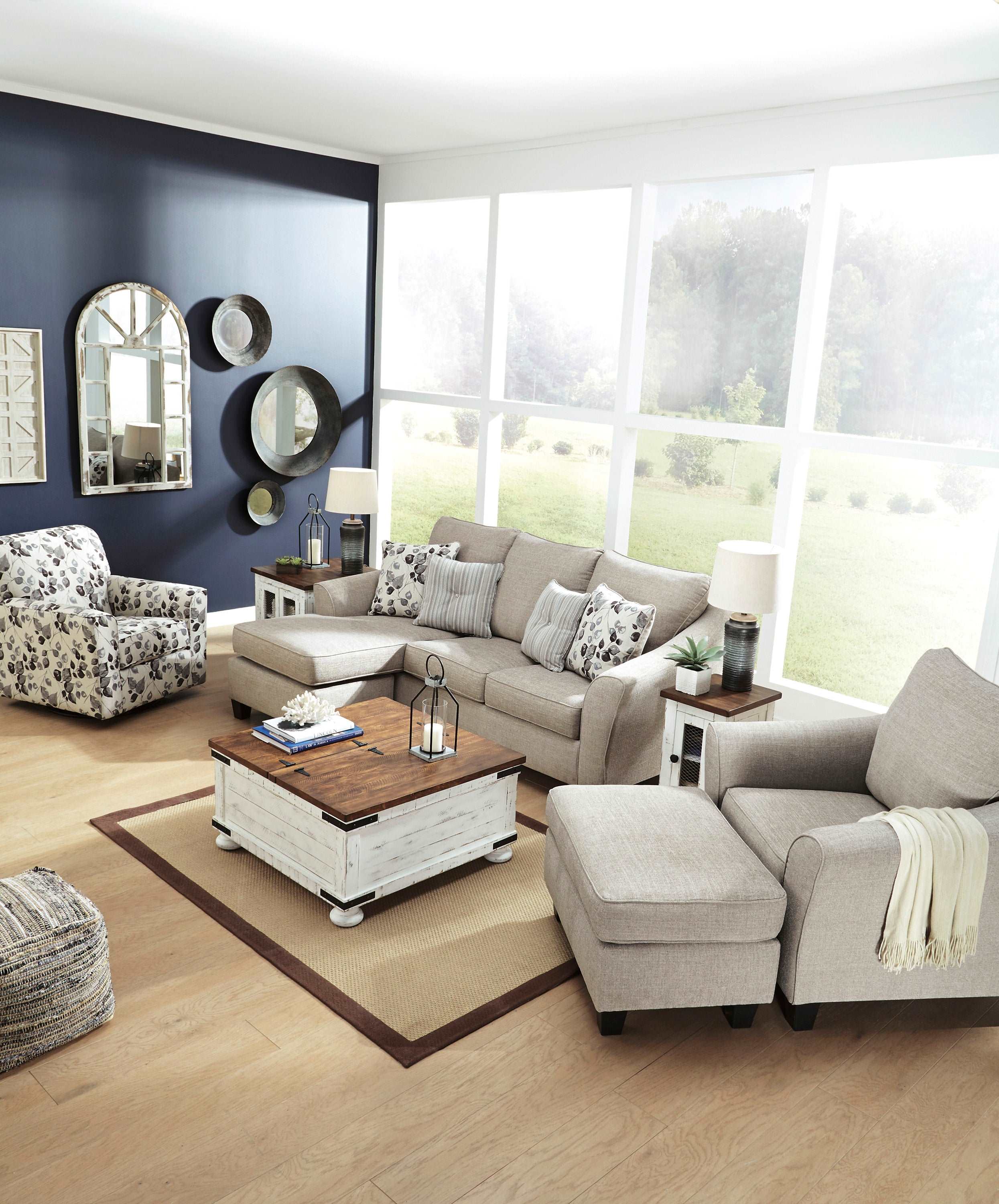 Abney Driftwood Living Room Set - SET | 4970118 | 4970120 | 4970142 | 4970114 - Bien Home Furniture & Electronics