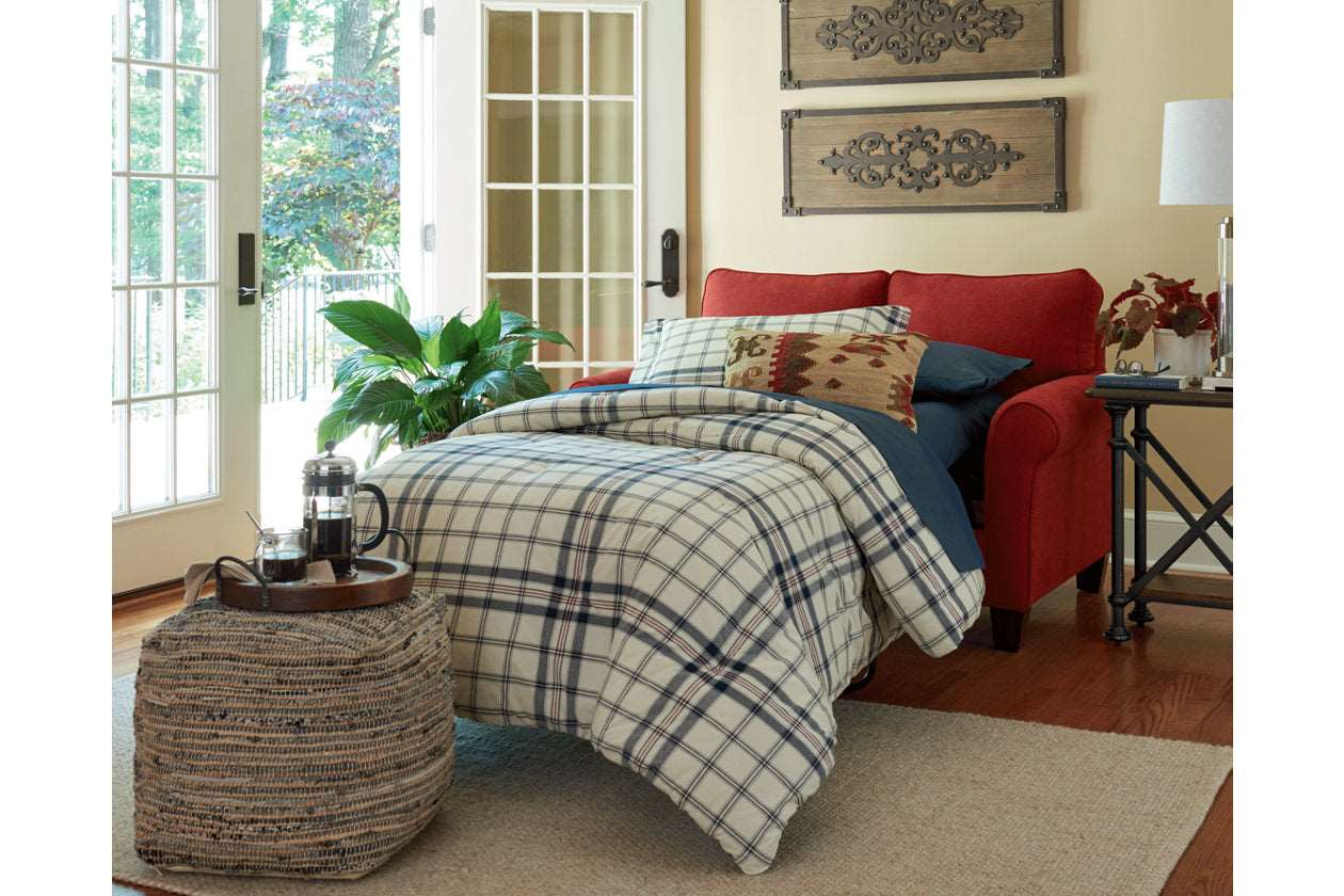 Absalom Denim Pouf - A1000550 - Bien Home Furniture & Electronics