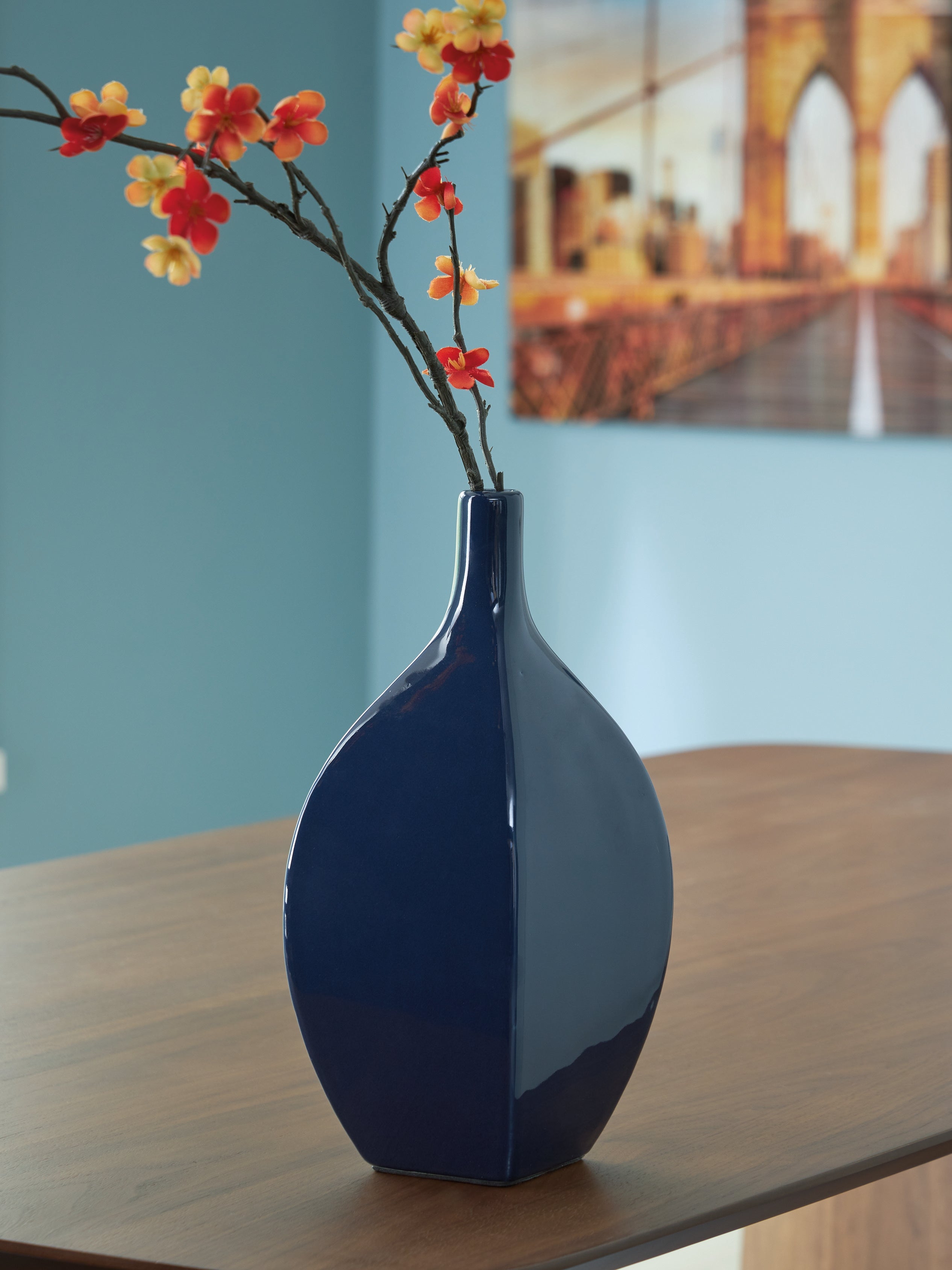 Abtinson Navy Vase - A2900032