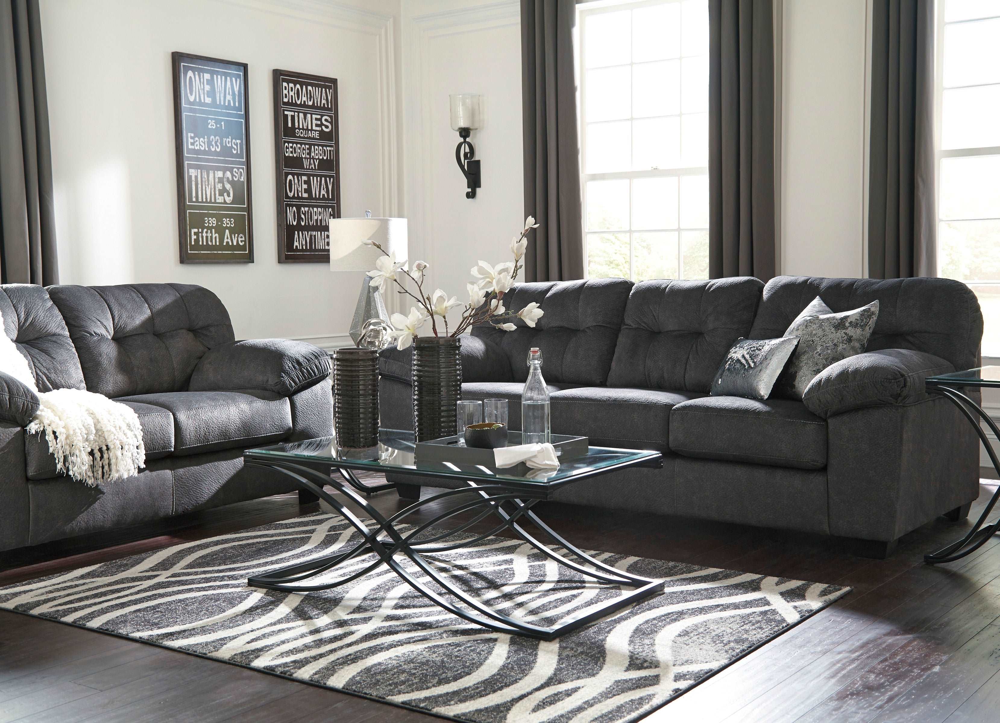 Accrington Granite Living Room Set - SET | 7050938 | 7050935 - Bien Home Furniture &amp; Electronics