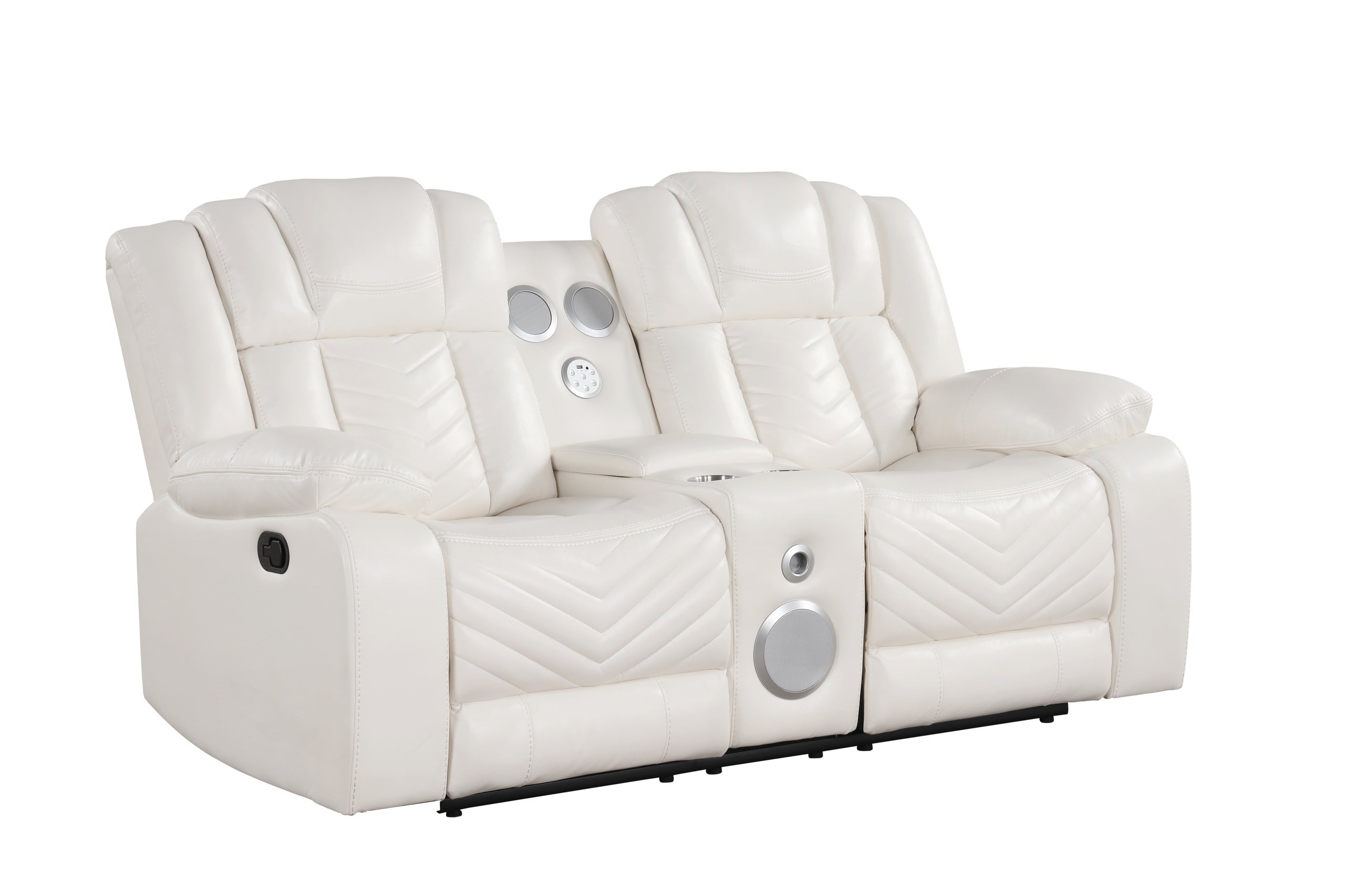 Ace White - 3PC Reclining Set - Ace White