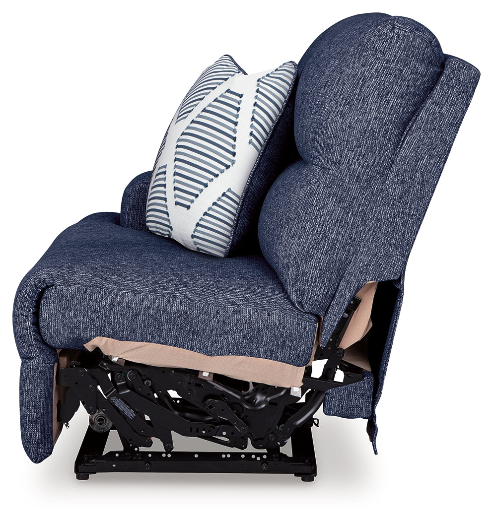 Acklen Place Navy Left-Arm Facing Power Recliner - 9360758