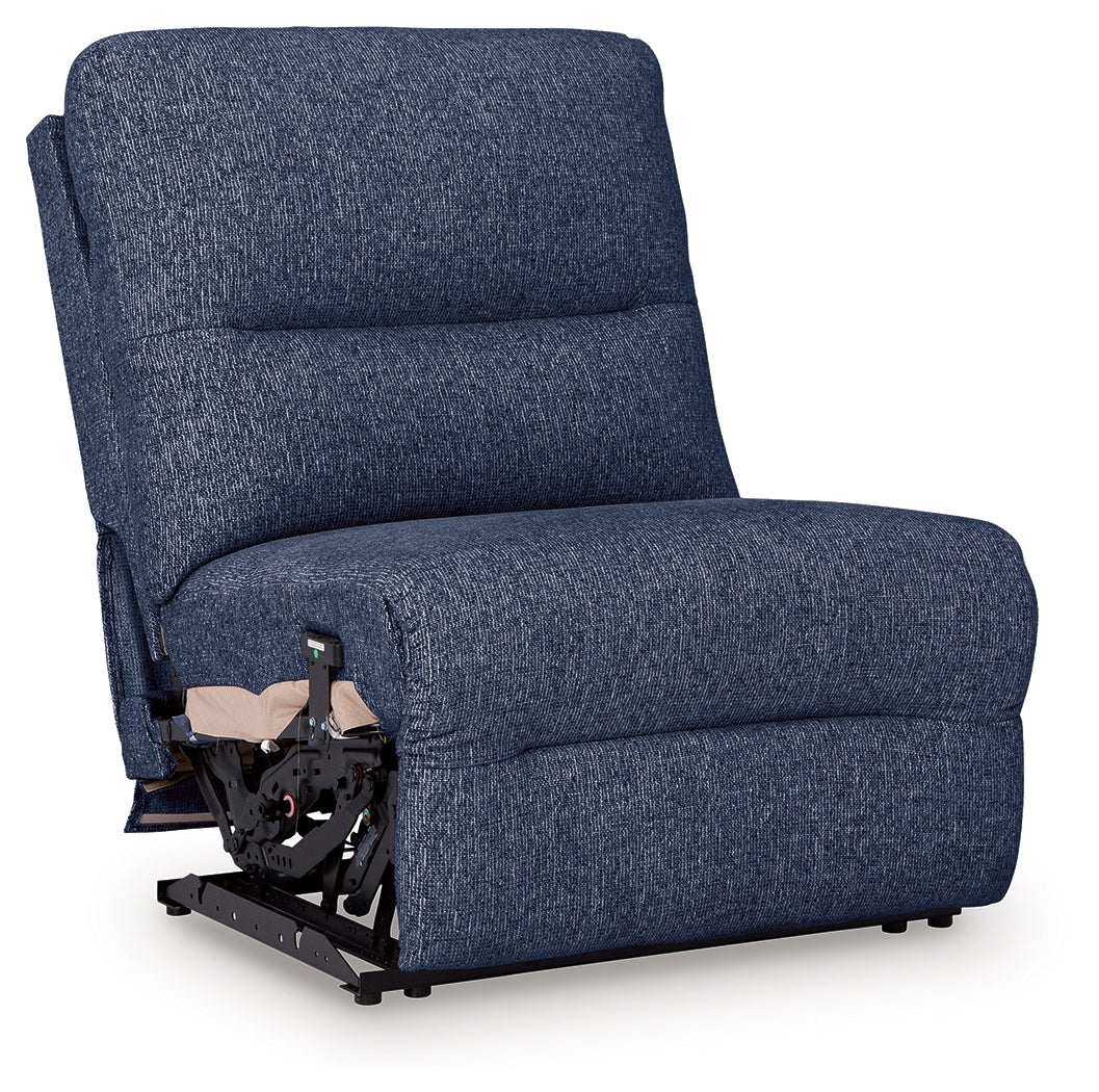 Acklen Place Navy Power Armless Recliner - 9360731