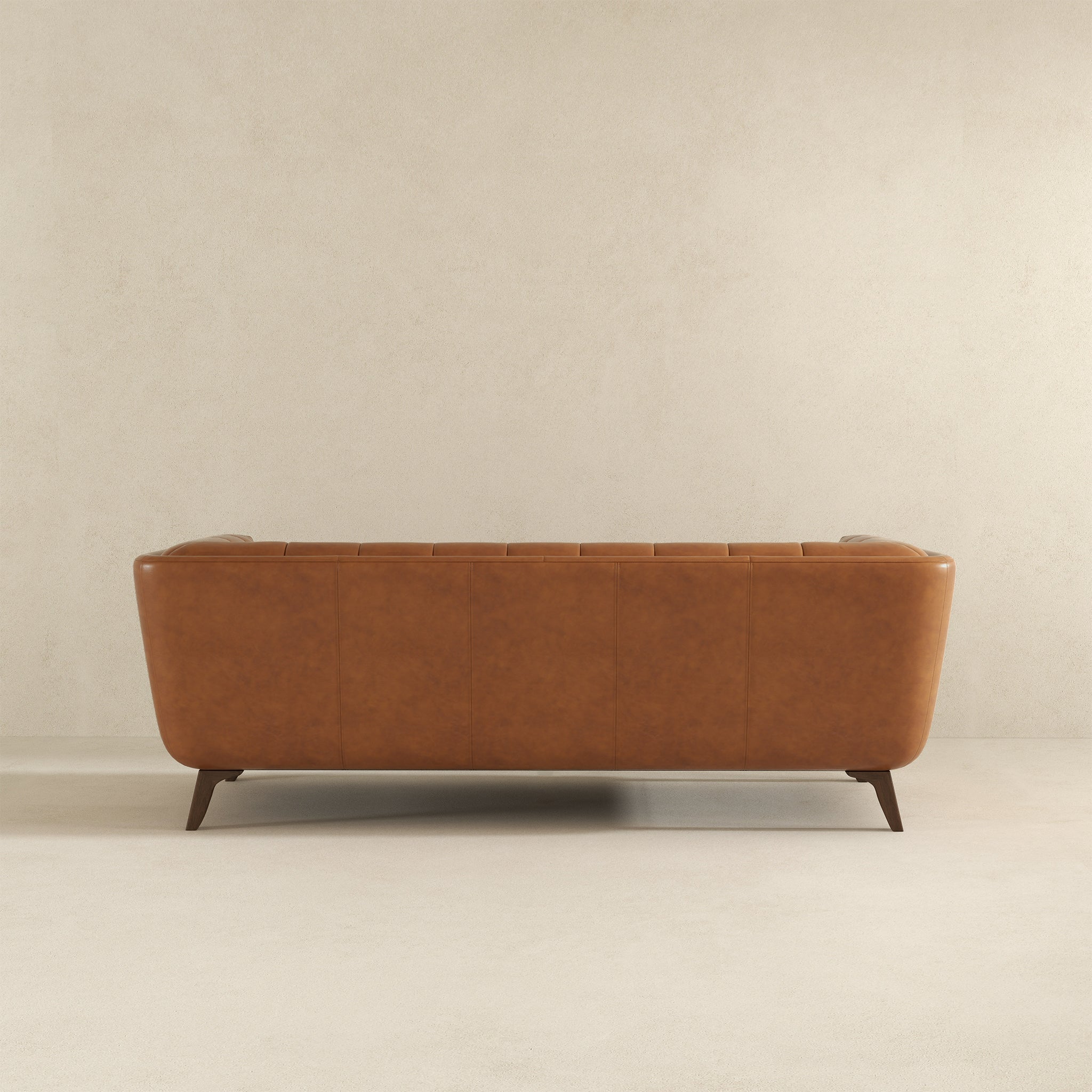 Addison Leather Sofa (84" Cognac) - SOF00302331