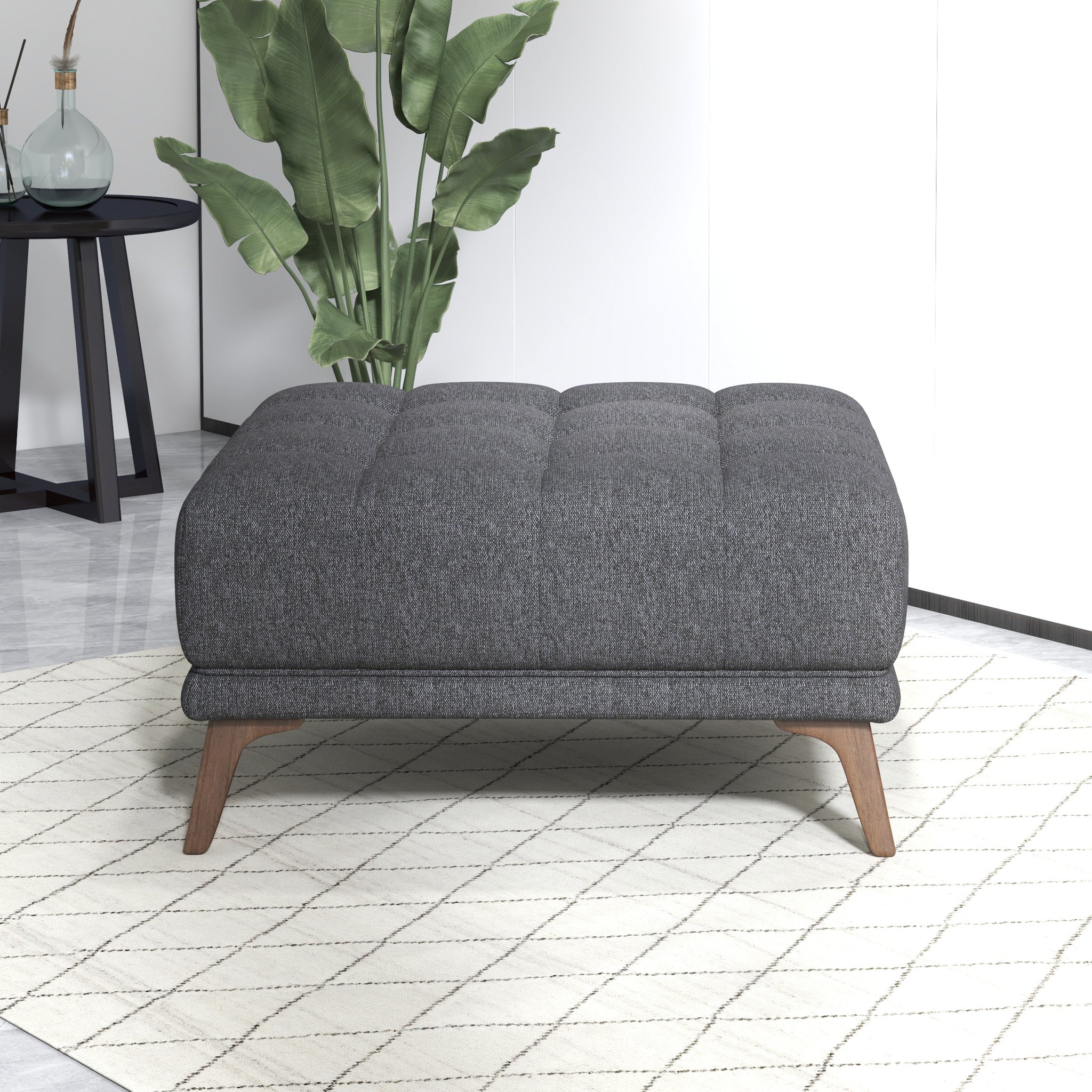 Addison Square Upholstered Ottoman - OTT00300311