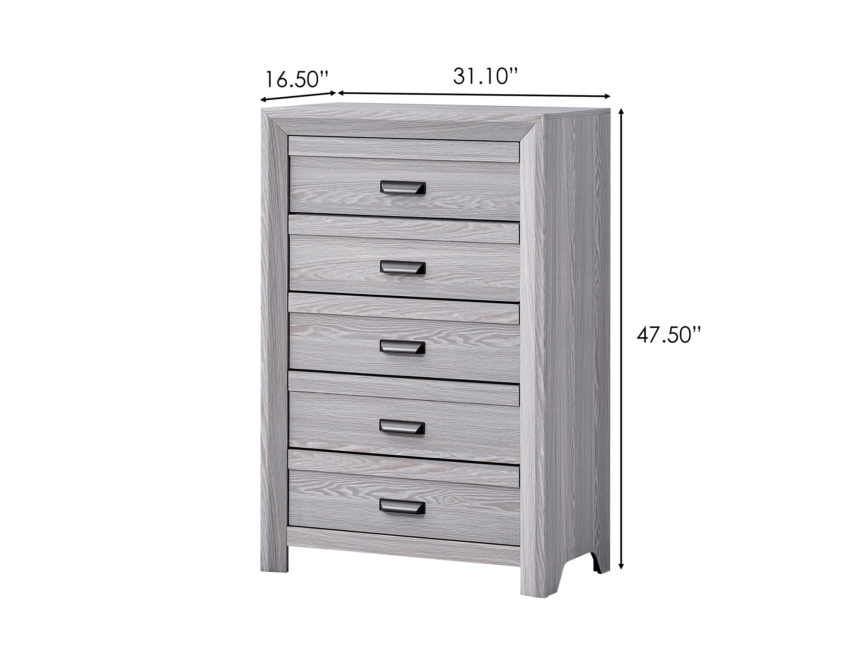 Adelaide Driftwood Panel Bedroom Set - SET | B6710-Q-HBFB | B6710-KQ-RAIL | B6710-2 | B6710-4 - Bien Home Furniture & Electronics