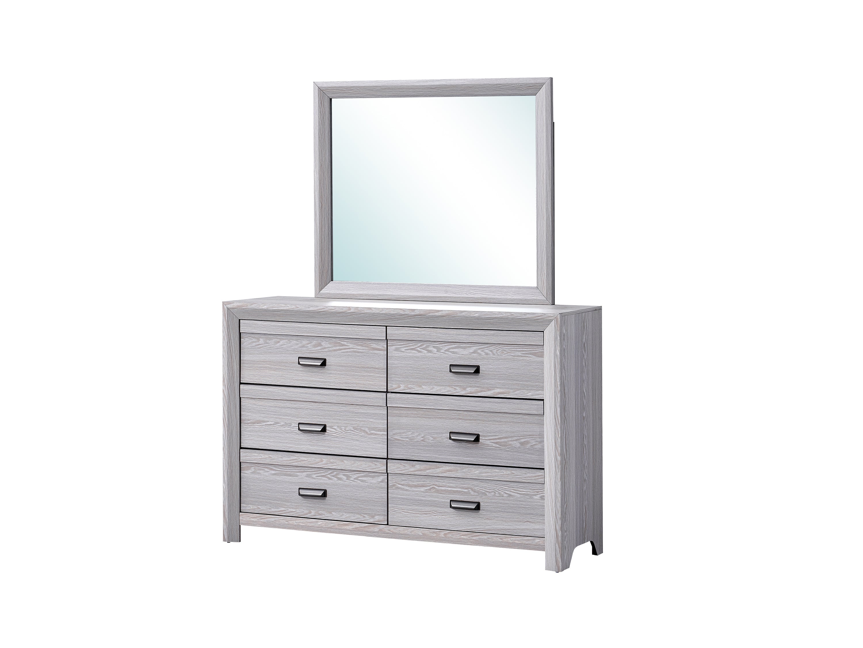 Adelaide Driftwood Panel Bedroom Set - SET | B6710-Q-HBFB | B6710-KQ-RAIL | B6710-2 | B6710-4 - Bien Home Furniture & Electronics
