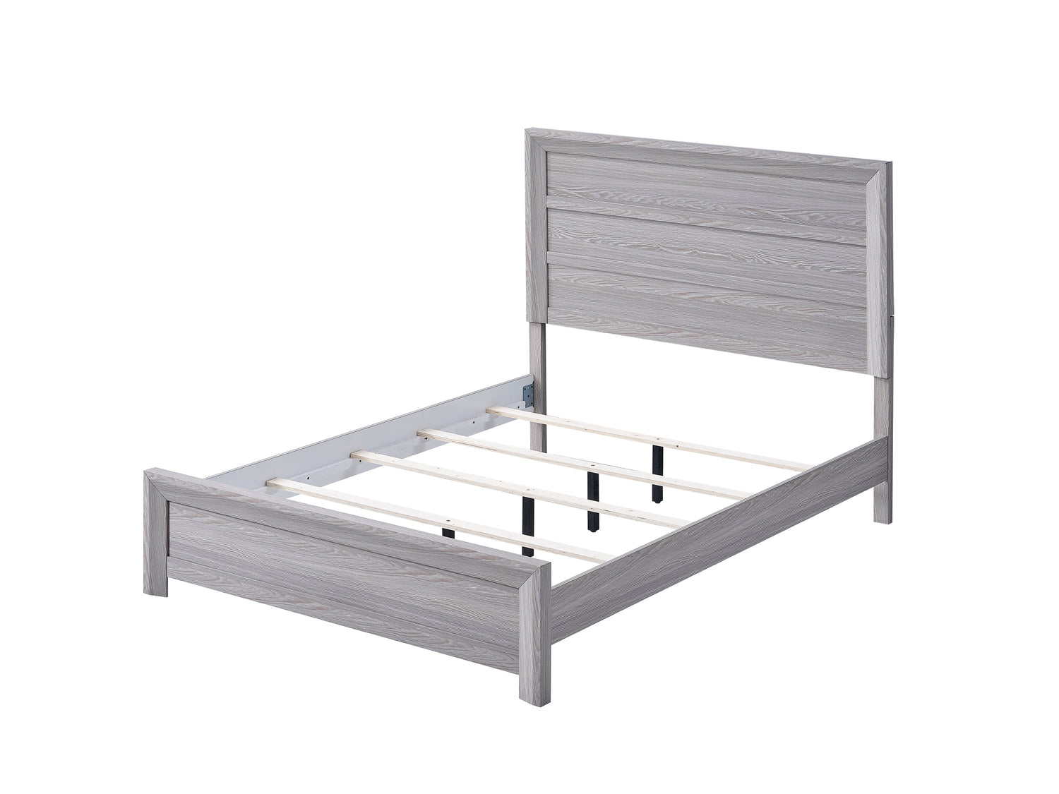 Adelaide Driftwood Queen Panel Bed - SET | B6710-Q-HBFB | B6710-KQ-RAIL - Bien Home Furniture & Electronics