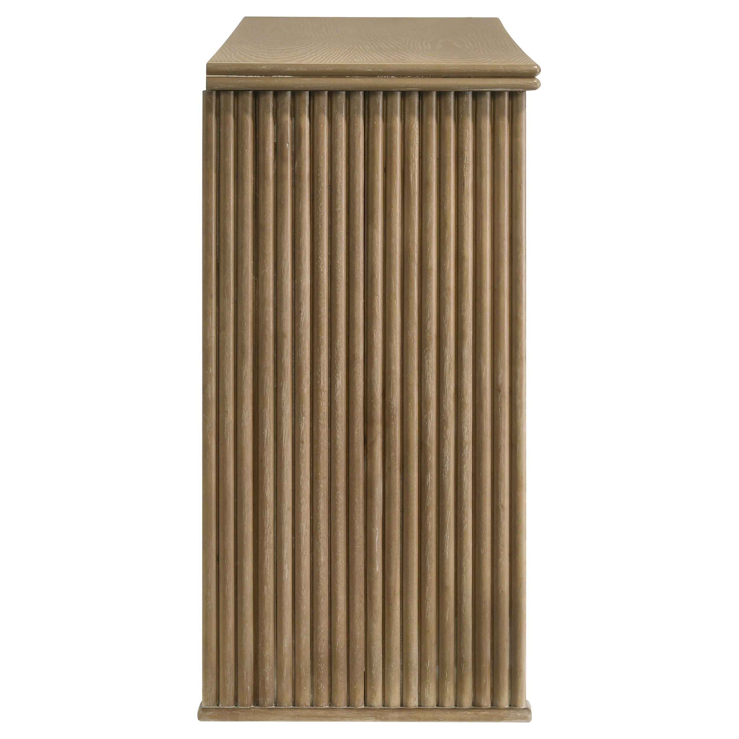 Adina 2-door 59-inch Dining Sideboard Server Distressed Light Brown - 193615