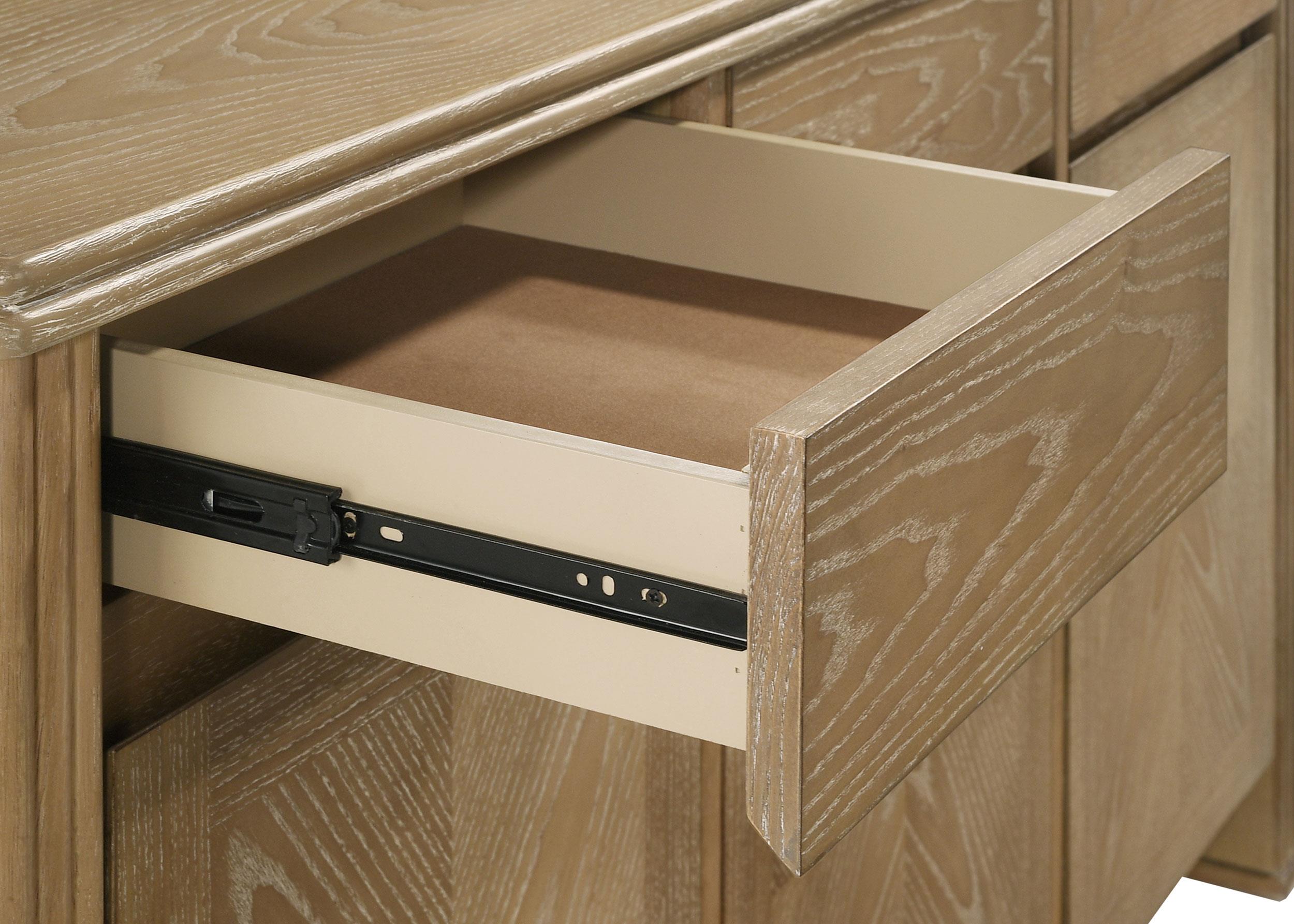 Adina 2-door 59-inch Dining Sideboard Server Distressed Light Brown - 193615