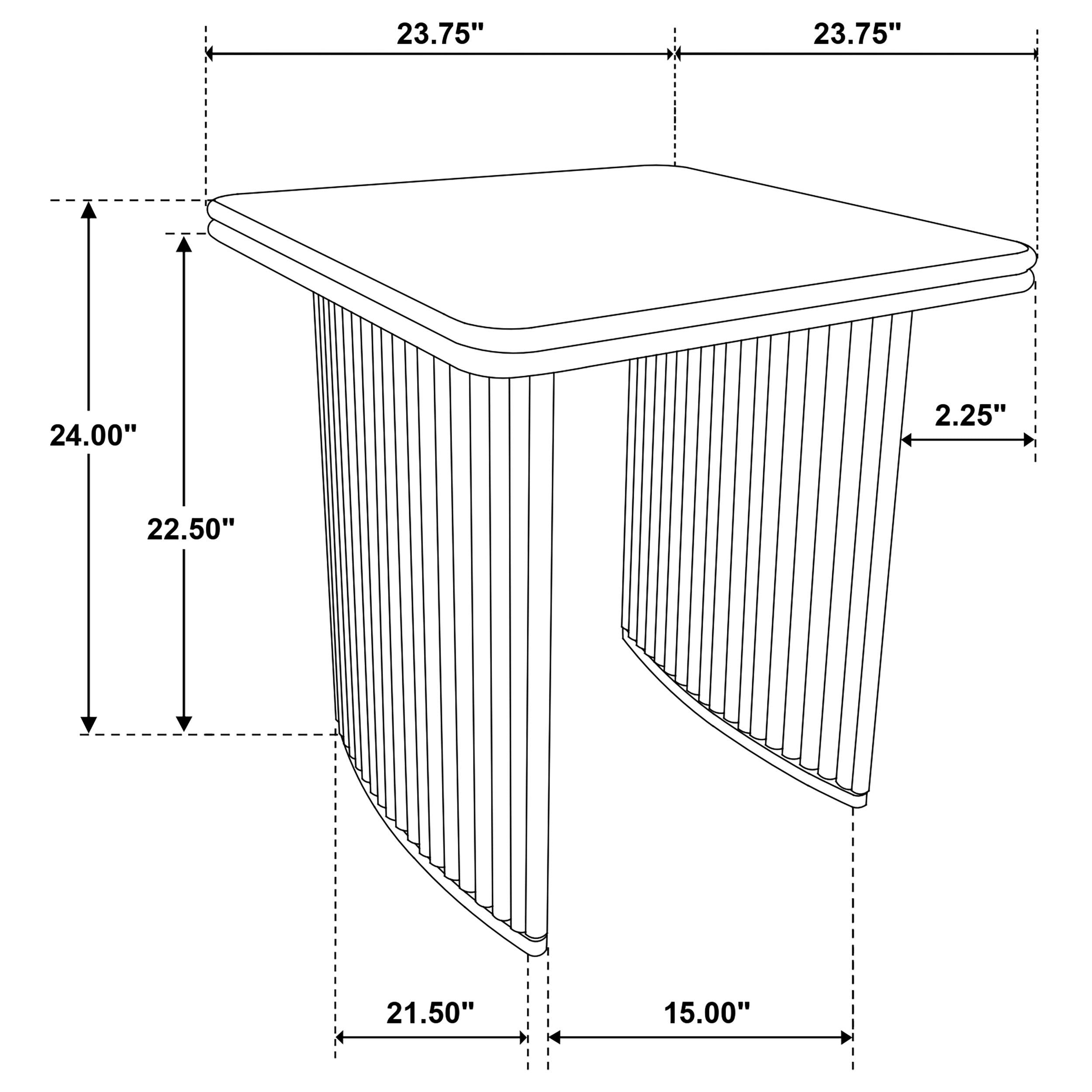 Adina 2-piece Wood Coffee Table Set Distressed Light Brown - 722858-S2