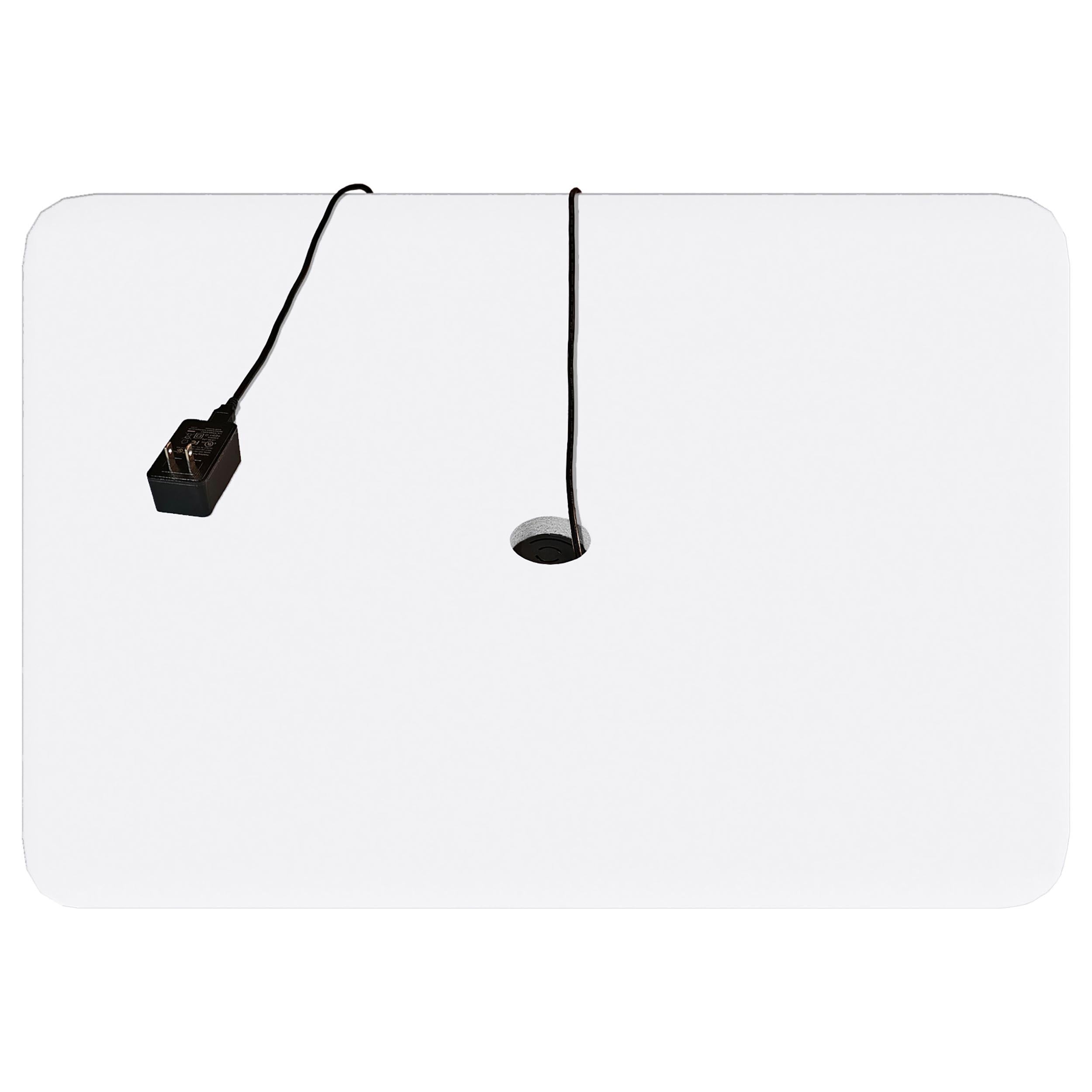 Aero 5-shelf Display Curio Cabinet with LED and Clear Tempered Glass Shelves Glossy White - 950399