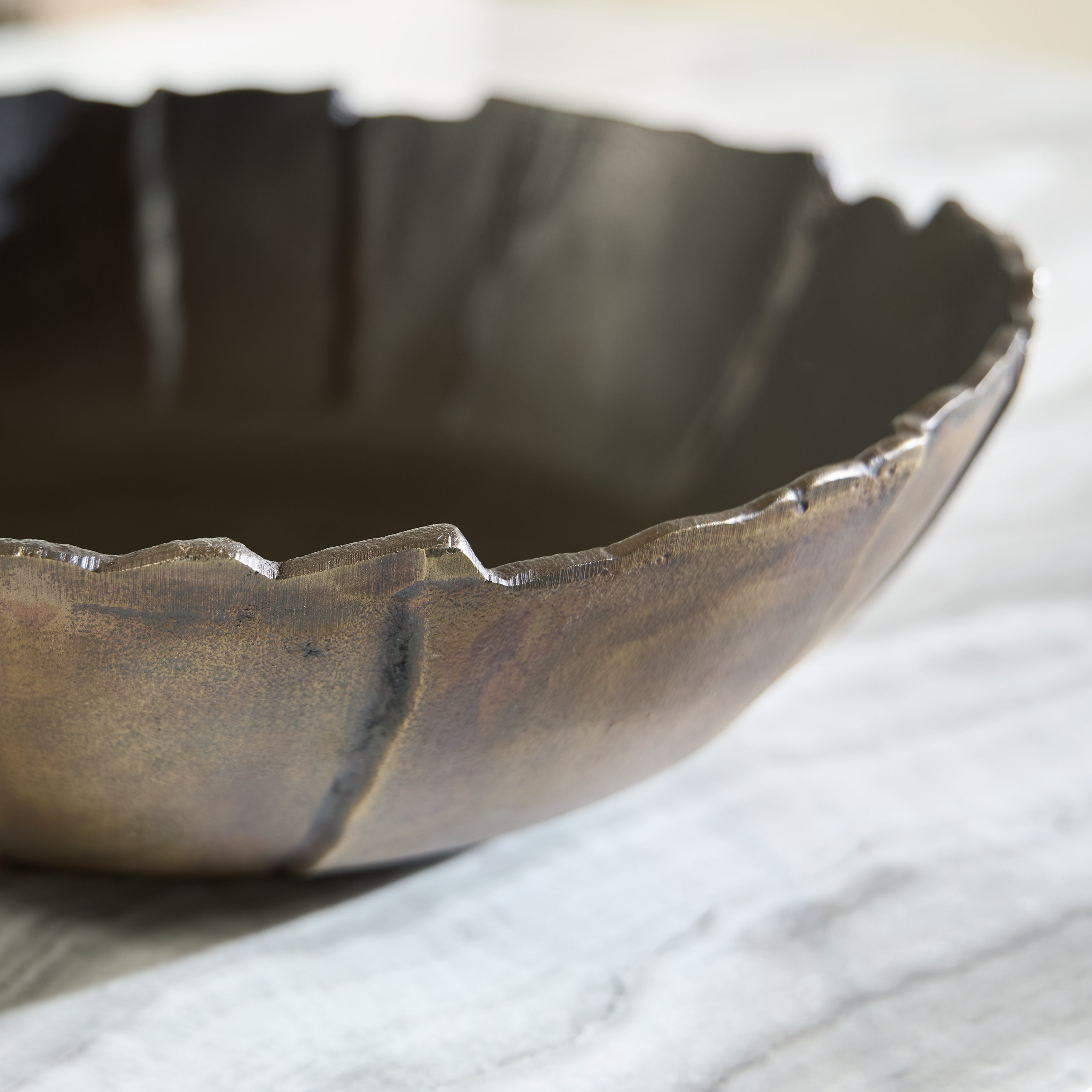 Aidman Black/Antique Gold Finish Bowl - A2000895